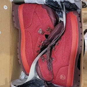 Timberland Euro red hiking boots
